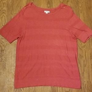 Croft and Barrow Short Sleeved Sweater